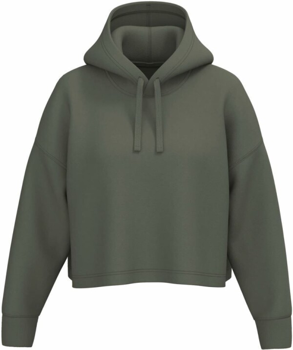 Ladies' cropped hooded sweater PA 396