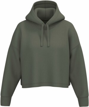 Ladies' cropped hooded sweater PA 396 - Reklamnepredmety