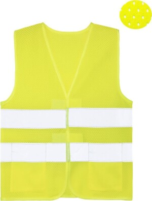 Kids' Mesh Safety Vest KWM – Korfu - Reklamnepredmety