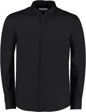Poplin shirt with Mao collar long-sleeve KK 161 - Reklamnepredmety