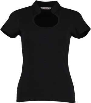 Women's T-shirt with a teardrop neckline - Reklamnepredmety