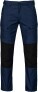 Men's Contrast Stretch Workwear Trousers 2520 Waistpants Stretch - ps-64520m-projob-2520-waistpants-stretch-44-60-navy-front-7922a59c-b5c4-4c21-9542-edd86e196171-web - variant 