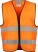 Safety Vest 6709 Hi-Viz Vest - ps-646709-projob-6709-hi-viz-vest-orange-black-front-2a4b29b1-68f2-445b-902c-83ee4e5e5628-web - variant 