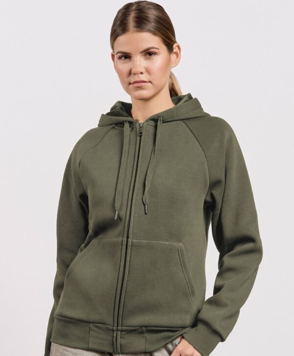 Heavy Ladies' Hooded Sweat Jacket 5505