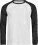 Baseball T-shirt long sleeve "Unlabeled" TJ 1170 - ps-181170-tee-jays-tj-1170-white-black-front-257bcd28-2f76-49ed-a750-47f982a42b19-web - variant 