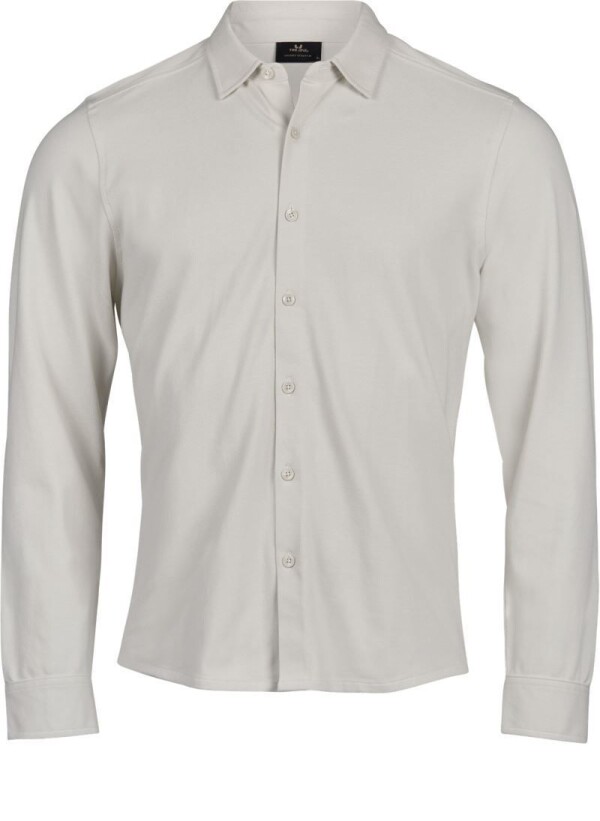 Piqué Shirt longsleeve "Luxury Stretch" TJ 1416