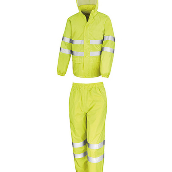 RT216 High Viz Waterproof Suit