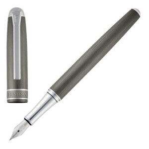 Fountain pen Classicals Brushed Gun & Chrome - Reklamnepredmety