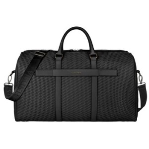 Travel bag Interlace Black - Reklamnepredmety