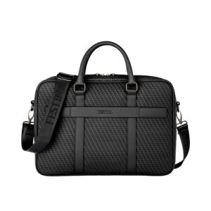 Document bag Interlace Black - Reklamnepredmety