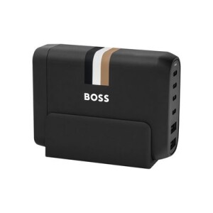 Multi plug USB Iconic Black - Reklamnepredmety