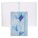 Notebook A5 Holographic Flower Light Blue Lined