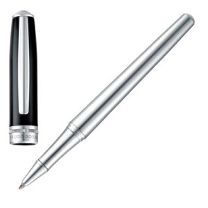 Rollerball pen Essential Classic Black & Chrome - Reklamnepredmety