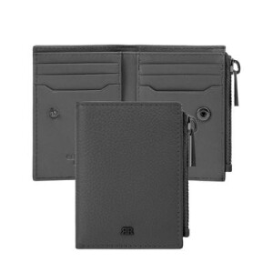 Folding card holder Jefferson Grey - Reklamnepredmety