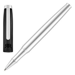 Rollerball pen Rivington Black & Chrome - Reklamnepredmety