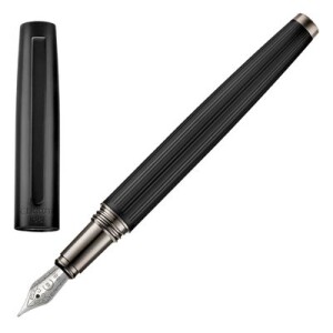 Fountain pen Jefferson Black - Reklamnepredmety