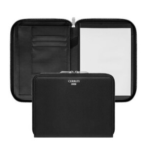 Conference folder A5 Jefferson Black - Reklamnepredmety