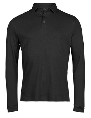 Pima Cotton Long Sleeve Polo - Reklamnepredmety