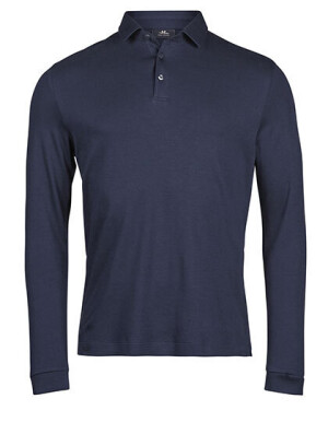 Pima Cotton Long Sleeve Polo - Reklamnepredmety