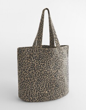 Leopard Print Canvas Shopper - Reklamnepredmety