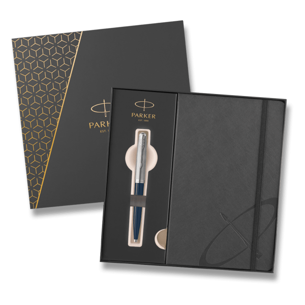 Parker 51 Midnight Blue CT - kuličkové pero, dárková kazeta se zápisníkem