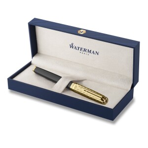 Waterman Exception Opera SE DLX Black GT fountain pen - F nib - Reklamnepredmety