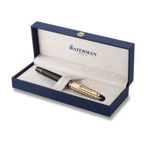 Waterman Expert Opera SE DLX Black GT fountain pen - M nib - Reklamnepredmety