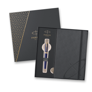 Parker Ingenuity Dark Blue GT - sada roller a zápisník - Reklamnepredmety