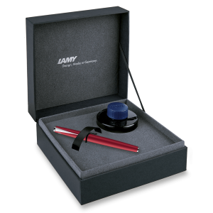 Darčeková kazeta LAMY studio royalred matt - súprava plniace pero a atrament - Reklamnepredmety