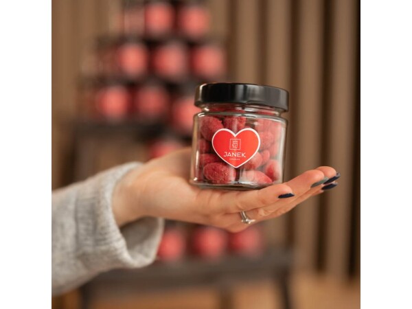 Almonds covered in fruit chocolate 125 g