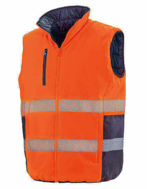 RT332 Reversible Soft Padded Safety Gilet - Reklamnepredmety