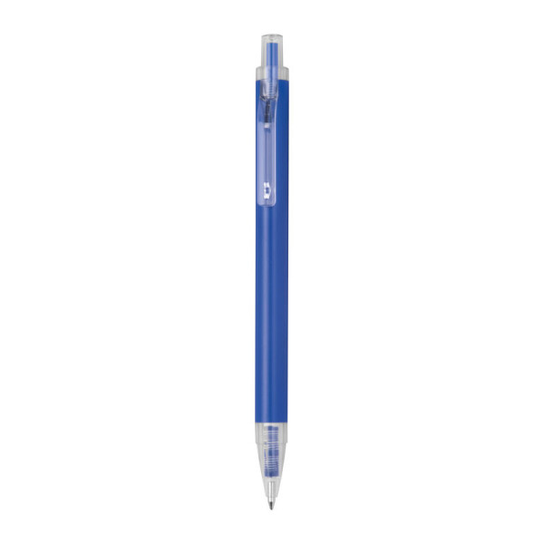 Ballpoint pen with transparent clip