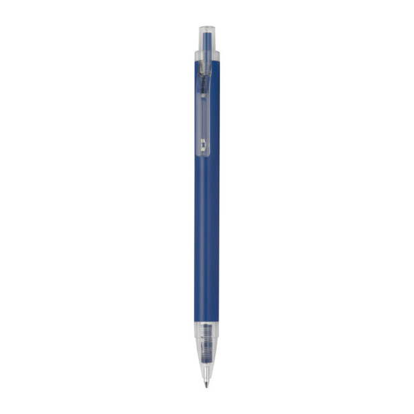 Ballpoint pen with transparent clip