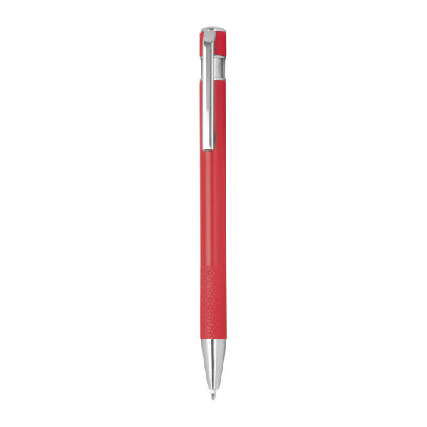 Ballpoint pen with patterned grip