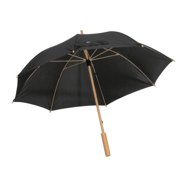 Umbrella with bamboo handle