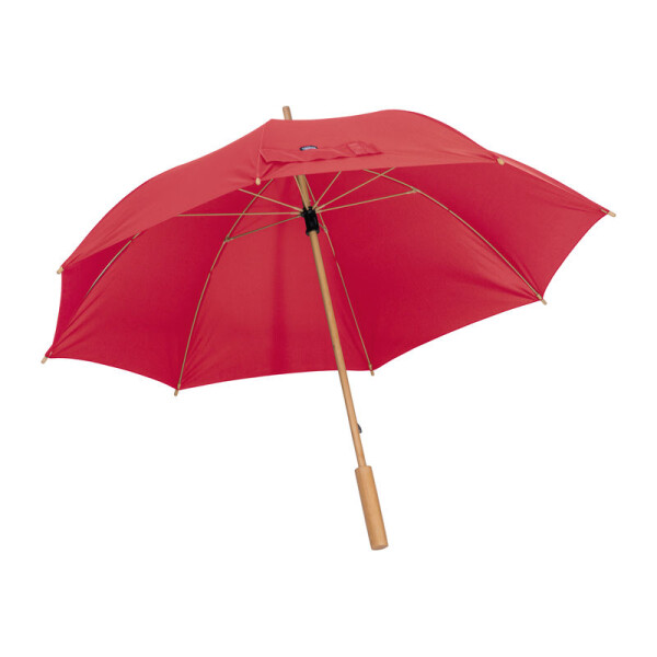 Umbrella with bamboo handle