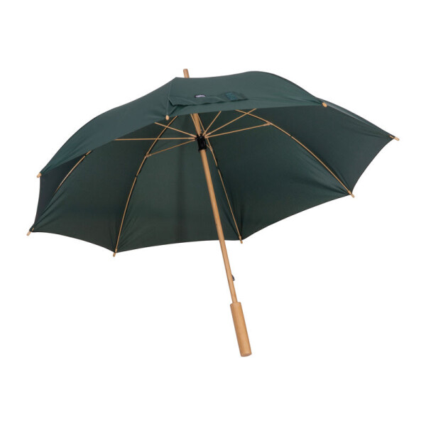Umbrella with bamboo handle