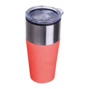 Thermos mug with plastic interior, 600 ml - Reklamnepredmety