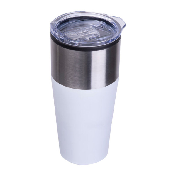 Thermos mug with plastic interior, 600 ml
