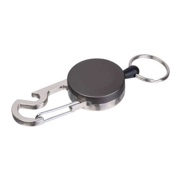 Retractable key ring with carabiner PEGGY