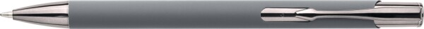 Ballpoint pen with rubberized surface