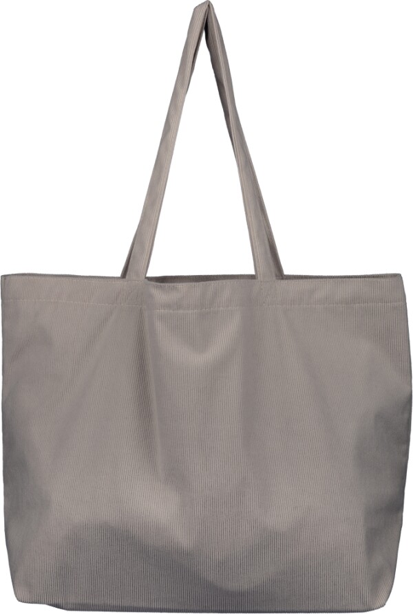 Corduroy bag with long handles