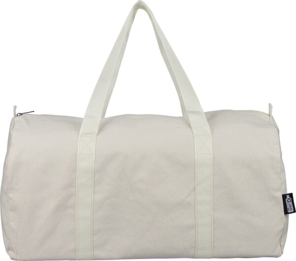 Recycled polycotton travel bag