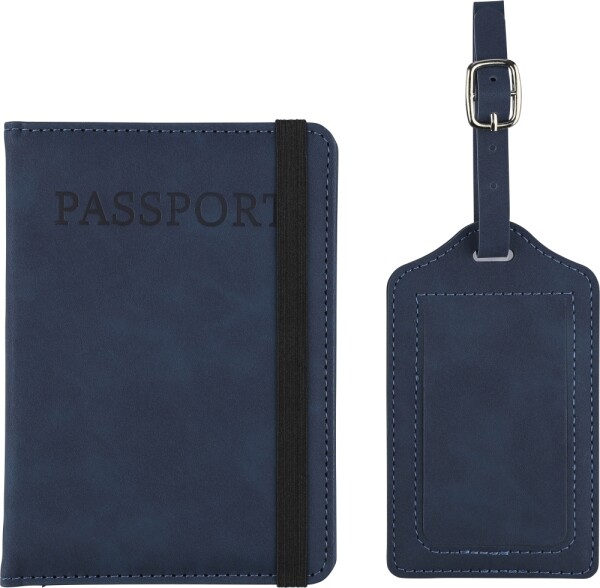 Passport holder and luggage tag