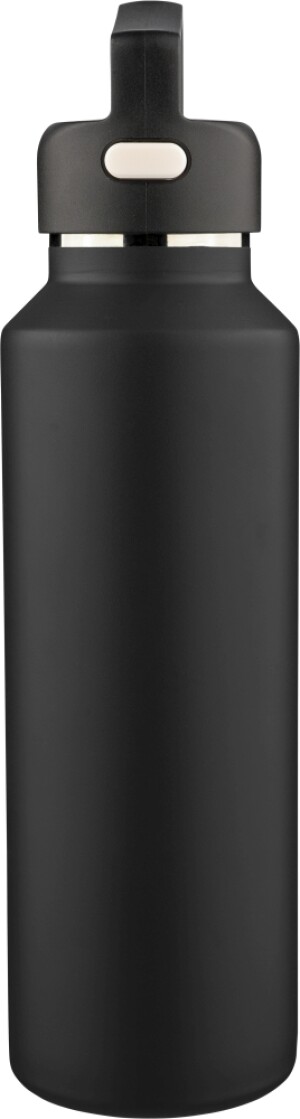 Dvoustěnná láhev z recyklované nerezové oceli, 600 ml - Reklamnepredmety