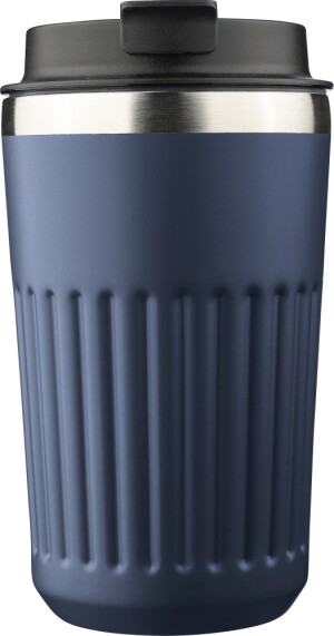 Travel thermos mug made of recycled stainless steel, 400 ml - Reklamnepredmety