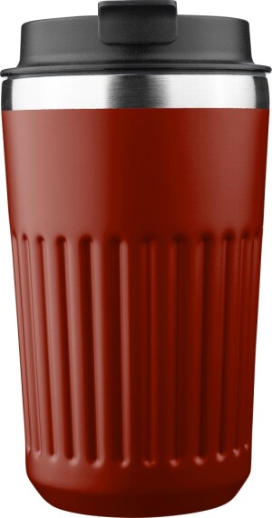 Travel thermos mug made of recycled stainless steel, 400 ml - Reklamnepredmety
