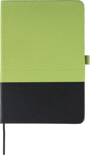 A5 polyester notebook - Reklamnepredmety