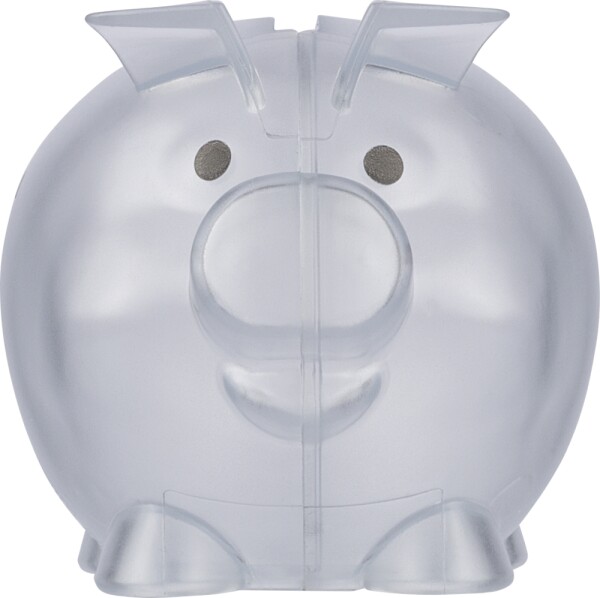 Piggy bank made of recycled plastic