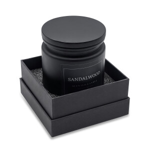 SANDALWOOD scented candle in glass - Reklamnepredmety